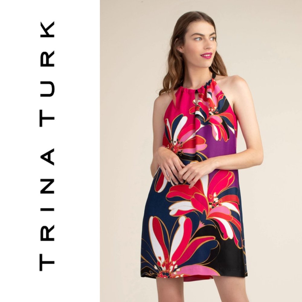 Trina Turk Midi Roe Dress